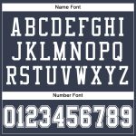 Custom Name and Number Authentic Football Jersey - Personalized Navy Gray Mesh Team Jersey Personalized Navy White-Gray Mesh