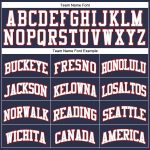 Custom Name Number Basketball Jersey Authentic Throwback Navy White Gray Red Team Personalized Personalized Navy White Gray-Red