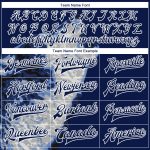 Custom Name & Number Navy Gray White 3D Wolf Howling Bomber Varsity Letterman Jacket Personalized Navy White-Gray Wolf Howling