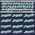 Custom Name and Number Navy White Kelly Green Baseball Jersey - Personalized Authentic Team Apparel Personalized Navy White-Kelly