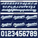 Custom Authentic Basketball Shorts with Personalized Name and Number - Navy White Light Blue Team Design Personalized Navy