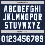 Custom Name Number Baseball Jersey - Personalized Navy White Light Blue Authentic Raglan Sleeves Personalized Navy White-Light