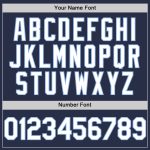 Personalized Authentic Sleeveless Baseball Jersey in Navy and Light Blue Personalized Navy White-Light Blue Authentic Sleeveless