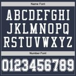 Personalized Authentic Football Jersey in Navy and White Mesh Design Personalized Navy White Mesh Authentic Football Jersey