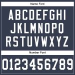 Custom Team Name Number Navy White Mesh Authentic Football Jersey Personalized Navy White Mesh Authentic Football Jersey