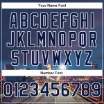 Custom Name Number Navy White Minneapolis Minnesota City Edition 3D Bomber Full-Snap Varsity Letterman Jacket Personalized