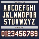 Personalized Navy and White Gold Authentic Baseball Jersey for Men and Women Personalized Navy White-Old Gold Authentic Baseball