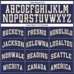 Custom Name and Number Personalized Authentic Basketball Jersey - Navy White Old Gold Throwback Style Personalized Navy White-Old