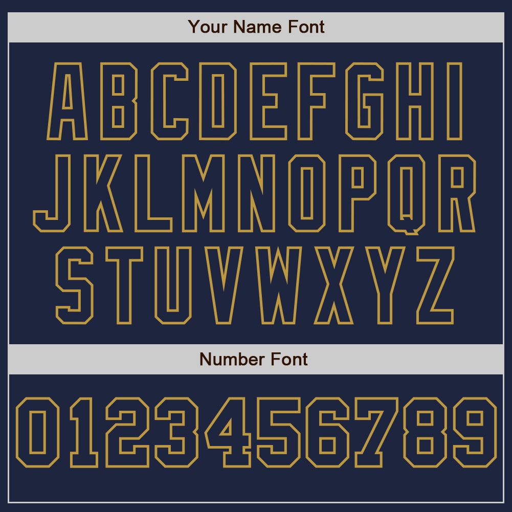 Personalized Navy White-Old Gold Pinstripe Authentic Split Fashion Baseball Jersey Personalized Split Fashion Baseball Jersey - Navy White Gold Pinstripe Authentic Personalized Navy White-Old Gold Pinstripe - Image 5