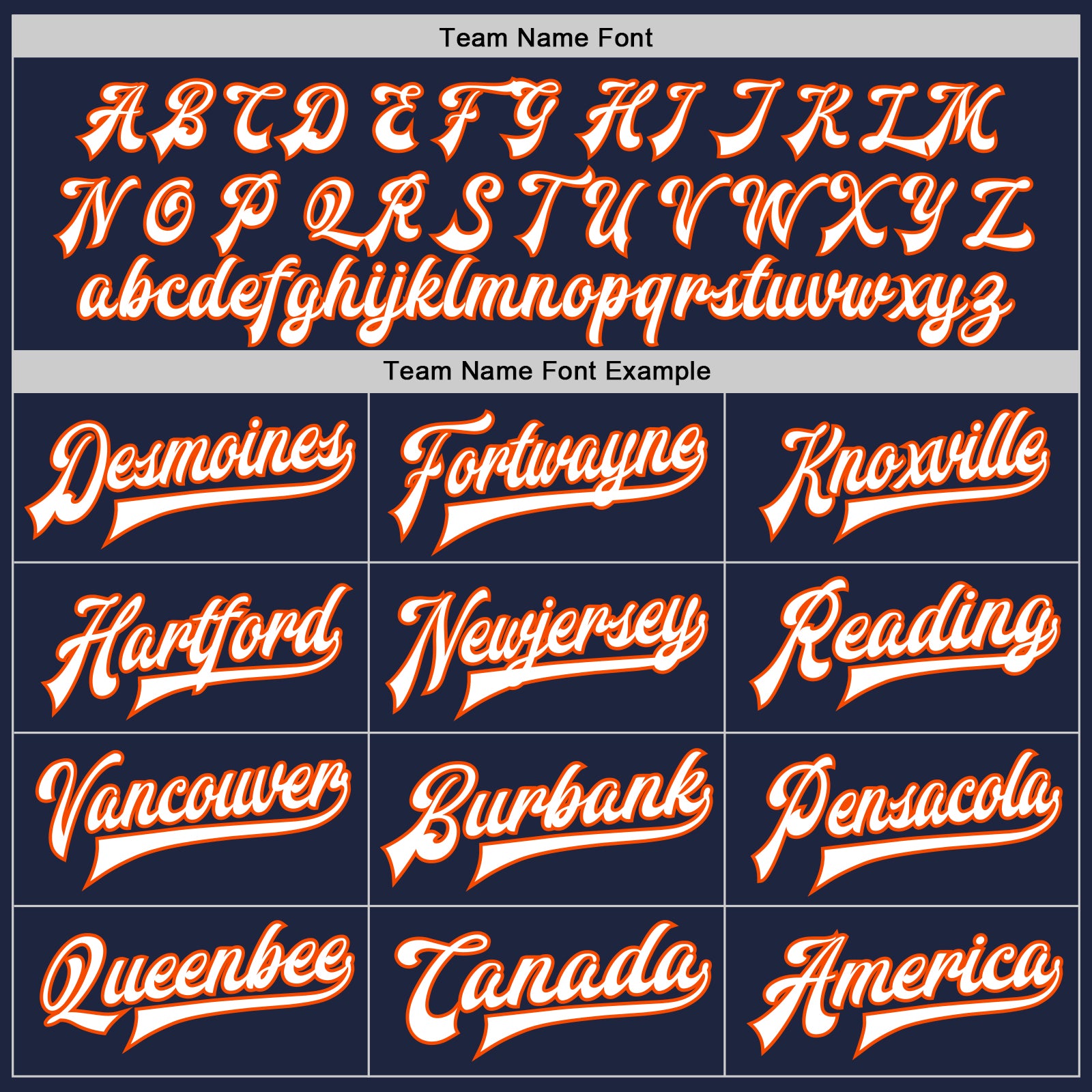 Personalized Navy White-Orange Bomber Full-Snap Varsity Letterman Jacket Team Custom Name and Number Custom Varsity Letterman Jacket with Name & Number - Personalized Navy White-Orange Bomber Full-Snap Style Personalized Navy - Image 4