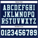 Custom Personalized Navy Blue Panther Mesh Football Jersey with Name and Number Personalized Navy White-Panther Blue Mesh