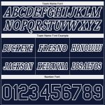 Custom Name Number Basketball Shorts - Personalized Navy White Pinstripe Fade Fashion Authentic Personalized Navy White Pinstripe