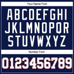 Custom Name Number Basketball Jersey - Personalized Navy White Pinstripe Gray Red Authentic Team Jersey Personalized Navy