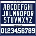 Personalized Authentic Basketball Jersey Navy White Light Blue Pinstripe Personalized Navy White Pinstripe White-Light Blue