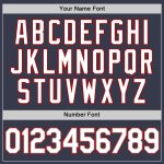 Custom Name Number Navy White Pinstripe Authentic Basketball Jersey - Personalized Team Apparel Personalized Navy White Pinstripe