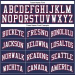 Personalized Authentic Basketball Jersey - Navy Red White Throwback Design Personalized Navy White-Red Authentic Throwback