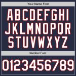 Custom Name Number Authentic Baseball Jersey, Personalized Navy Red Mesh Throwback Team Jersey Personalized Navy White-Red