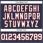 Personalized Navy and Red Mesh Baseball Jersey - Authentic Throwback Style Personalized Navy White-Red Mesh Authentic Throwback