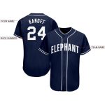 Custom Name Number Softball Jersey Personalized Navy White Team Design Personalized Navy White Softball Jersey Team Custom