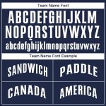Custom Name Number Softball Jersey Personalized Navy White Team Design Personalized Navy White Softball Jersey Team Custom