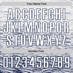 Personalized Sublimation Soccer Jersey - Navy and White Uniform Personalized Navy White Sublimation Soccer Uniform Jersey