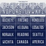 Personalized Custom Name Number Navy White Soccer Jersey Uniform - Sublimation Team Gear Personalized Navy White Sublimation
