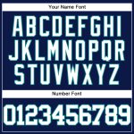 Custom Team Name and Number Baseball Jersey - Personalized Navy White Teal Authentic Jersey Personalized Navy White-Teal