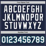Personalized Authentic Basketball Jersey - Navy White Teal Throwback Design Personalized Navy White-Teal Authentic Throwback