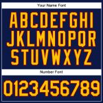 Custom Name Number Navy Yellow Pinstripe Red Authentic Baseball Jersey Personalized Navy Yellow Pinstripe Red Authentic Baseball