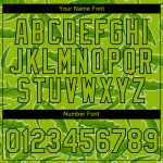 Custom Team Name Number Crocodile T-Shirt - Personalized Neon Green 3D Pattern Design Performance Tee Personalized Neon Green