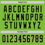 Custom Neon Green and Black Hockey Jersey with Personalized Name and Number - Team Apparel Personalized Neon Green Black-Old