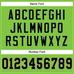 Custom Neon Green and Black Football Jersey with Team Name & Number - Authentic Mesh Jersey Personalized Neon Green Black-Old