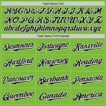 Custom Personalized Black-White Authentic Baseball Jersey with Neon Green Pinstripes, Custom Name and Number Personalized