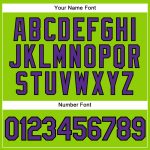 Custom Name and Number Authentic Baseball Jersey - Personalized Neon Green Black Pinstripe Personalized Neon Green Black