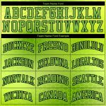 Custom Name Number Basketball Jersey Sublimation Round Neck Neon Green Black Suit Personalized Neon Green Black Round Neck