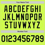 Custom Name and Number Authentic Throwback Baseball Jersey in Neon Green Black White Personalized Neon Green Black-White