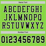 Personalized Neon Green Black White Authentic Football Jersey Mesh Design Personalized Neon Green Black-White Mesh Authentic