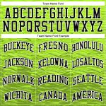 Personalized Basketball Jersey Neon Green Black-White Round Neck Sublimation Suit Personalized Neon Green Black-White Round