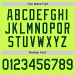 Custom Name & Number Personalized Neon Green Throwback Baseball Jersey - Authentic Team Apparel Personalized Neon Green Green-White