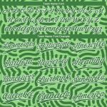 Custom Name and Number Baseball Jersey - Personalized 3D Pattern in Neon Green and Kelly Green-White Design Personalized