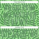Custom Sublimation Soccer Uniform Jersey - Personalized Neon Green and Kelly Green with Team Name and Number Personalized