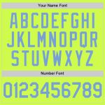Custom Throwback Baseball Jersey with Personalized Name & Number - Neon Green Light Blue-White Authentic Design Personalized