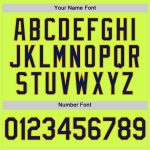 Custom Name Number Baseball Jersey - Personalized Navy-Gold Neon Green Authentic Throwback Team Apparel Personalized Neon
