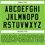 Custom Neon Green Football Jersey with Black Mesh - Personalized Team Name and Number Personalized Neon Green Neon Green-Black