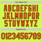 Custom Name and Number Personalized Neon Green and Orange-Black Baseball Jersey - Authentic Throwback Team Apparel Personalized