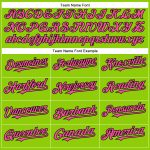 Personalized Neon Pink Green Baseball Jersey - Authentic Custom Sports Apparel Personalized Neon Green Pink-Black Authentic