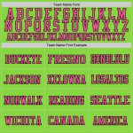 Personalized Neon Green Pink Black Football Jersey - Authentic Mesh Style Personalized Neon Green Pink-Black Mesh Authentic