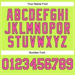 Custom Neon Pink-Navy Basketball Jersey for Authentic Throwback Style - Personalized Name & Number Personalized Neon Green