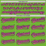 Custom Name Number Personalized Neon Green Pink Navy Golf Polo Shirt - Performance Vapor Team Apparel Personalized Neon Green