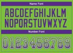 Custom Neon Green Purple-White Mesh Football Jersey with Personalized Name and Number - Drift Fashion Team Apparel Personalized